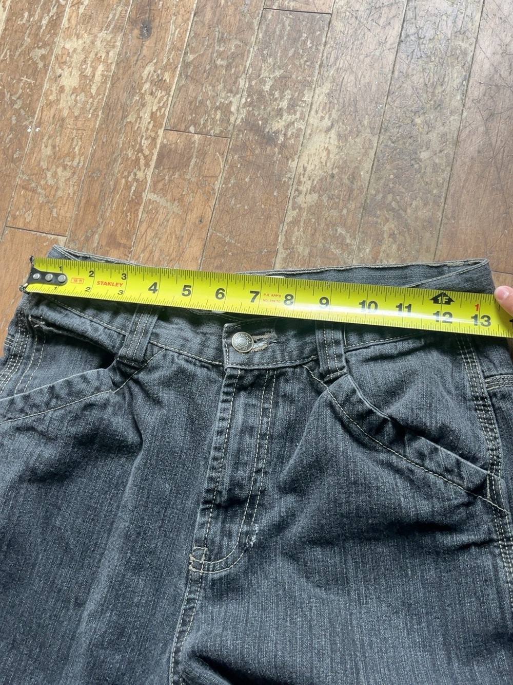 Vintage Cherokee Black Carpenter Jeans Y2K Girls Size 16 - Picture 7 of 7